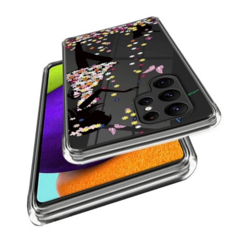 Handyhülle Für Samsung Galaxy S22 Ultra 5G Junge Dame