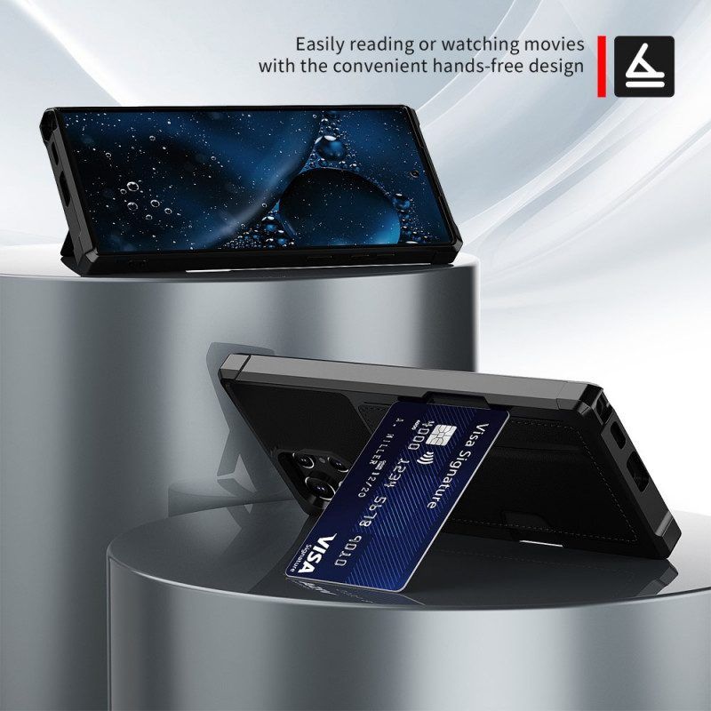 Handyhülle Für Samsung Galaxy S22 Ultra 5G Kartenhalter-designhalterung