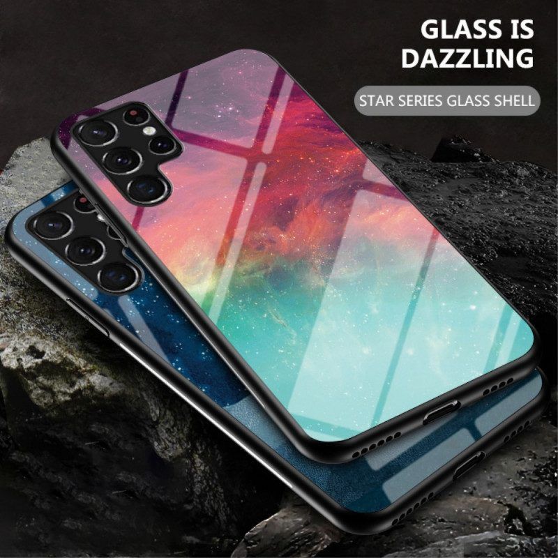 Handyhülle Für Samsung Galaxy S22 Ultra 5G Schönheitsgehärtetes Glas