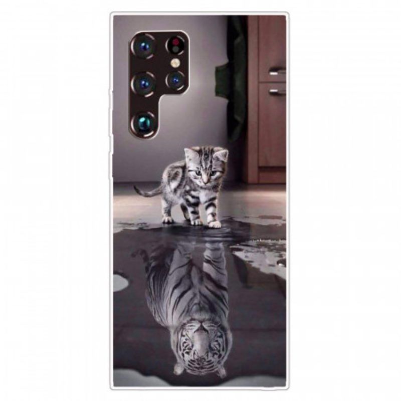 Hülle Für Samsung Galaxy S22 Ultra 5G Ernst Der Tiger