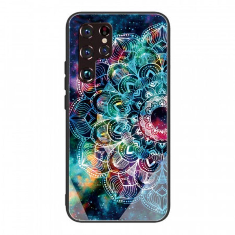 Hülle Für Samsung Galaxy S22 Ultra 5G Mandala-gehärtetes Glas