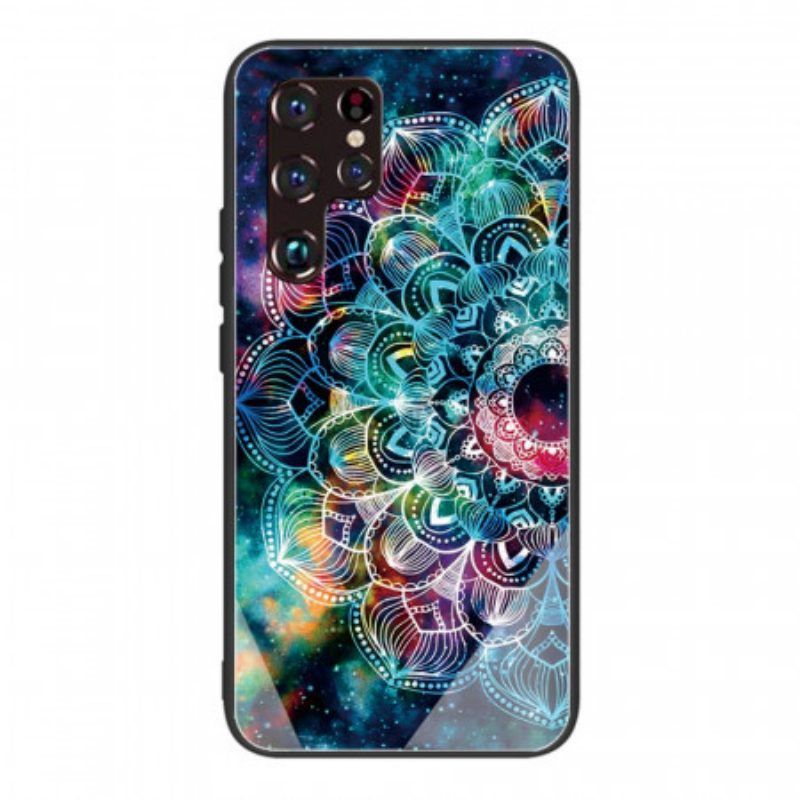 Hülle Für Samsung Galaxy S22 Ultra 5G Mandala-gehärtetes Glas