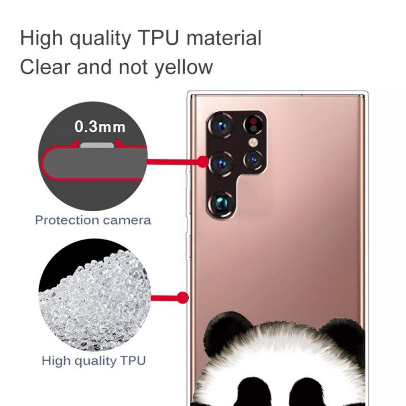 Hülle Für Samsung Galaxy S22 Ultra 5G Nahtloser Panda