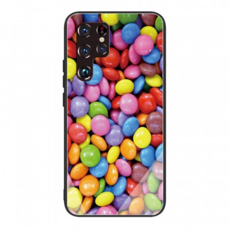 Hülle Für Samsung Galaxy S22 Ultra 5G Süßigkeiten Aus Gehärtetem Glas
