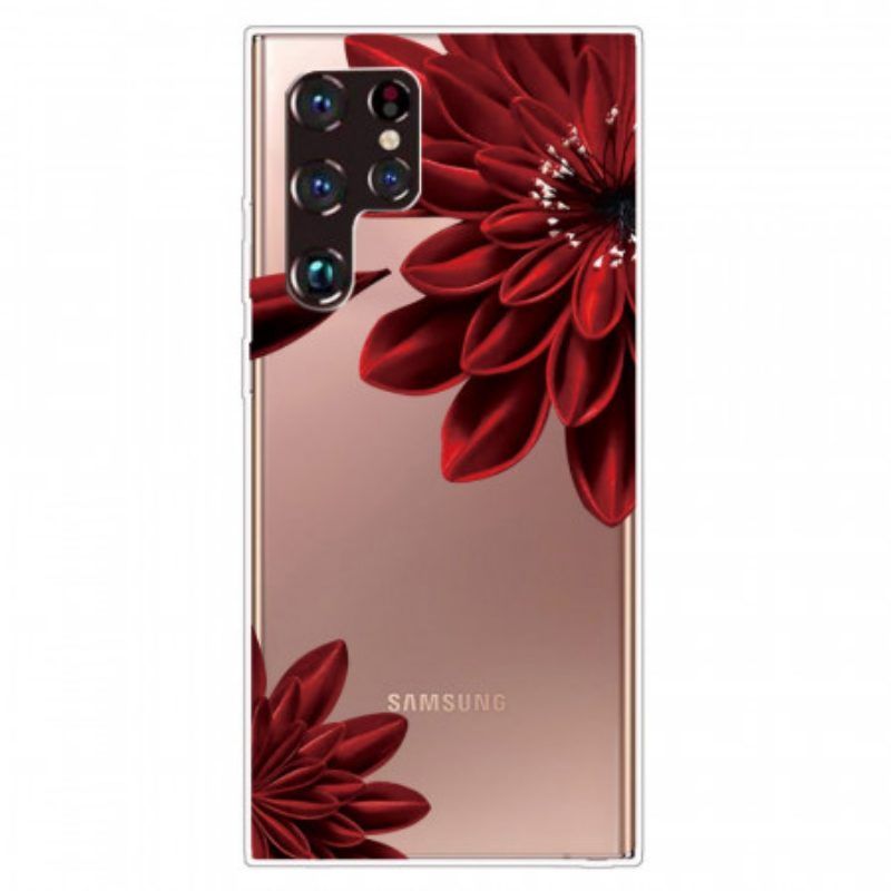 Hülle Für Samsung Galaxy S22 Ultra 5G Wilde Blumen