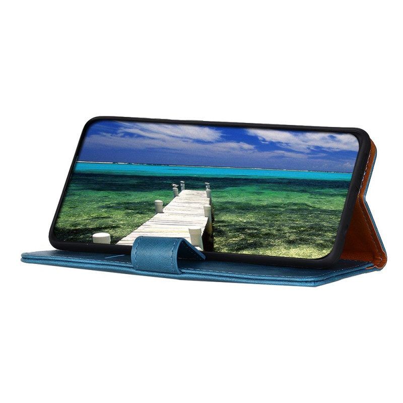 Lederhüllen Für Samsung Galaxy S22 Ultra 5G Kunstleder Eleganz Khazneh