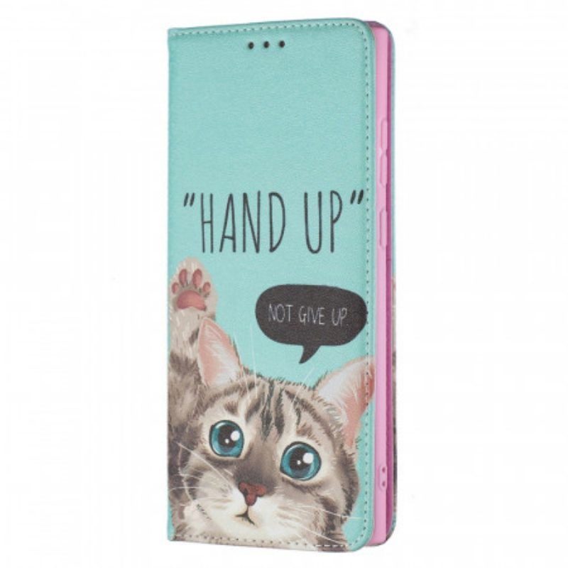 Schutzhülle Für Samsung Galaxy S22 Ultra 5G Flip Case Hand-up