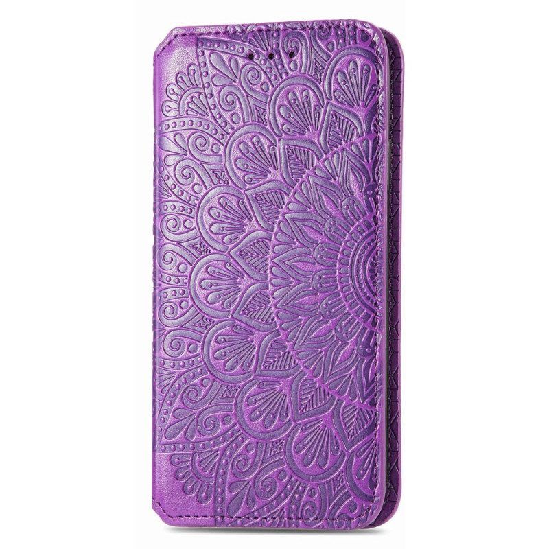 Schutzhülle Für Samsung Galaxy S22 Ultra 5G Flip Case Mandala