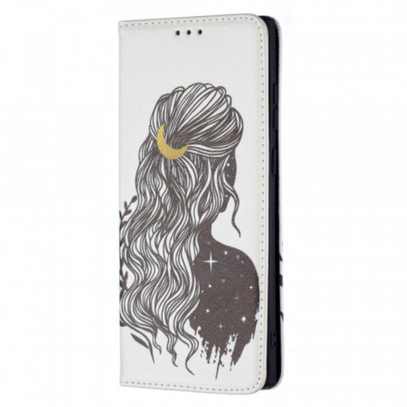 Schutzhülle Für Samsung Galaxy S22 Ultra 5G Flip Case Schöne Haare
