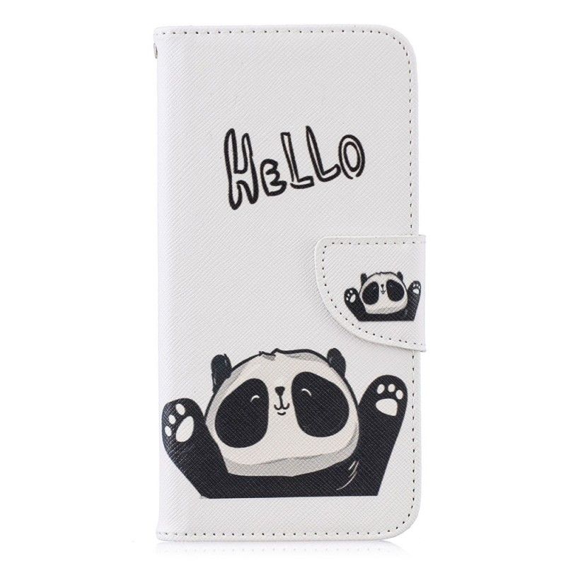 Lederhüllen Honor 10 Lite Hallo Panda