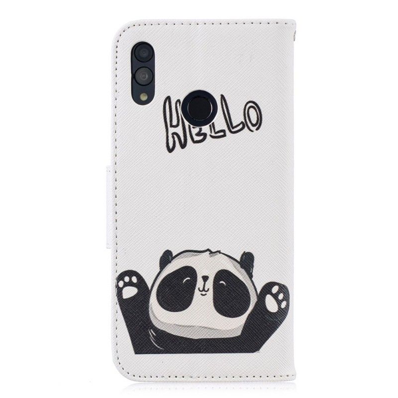 Lederhüllen Honor 10 Lite Hallo Panda