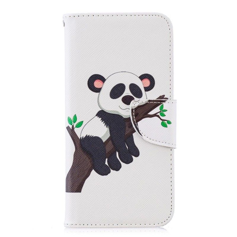 Lederhüllen Honor 10 Lite Handyhülle Fauler Panda