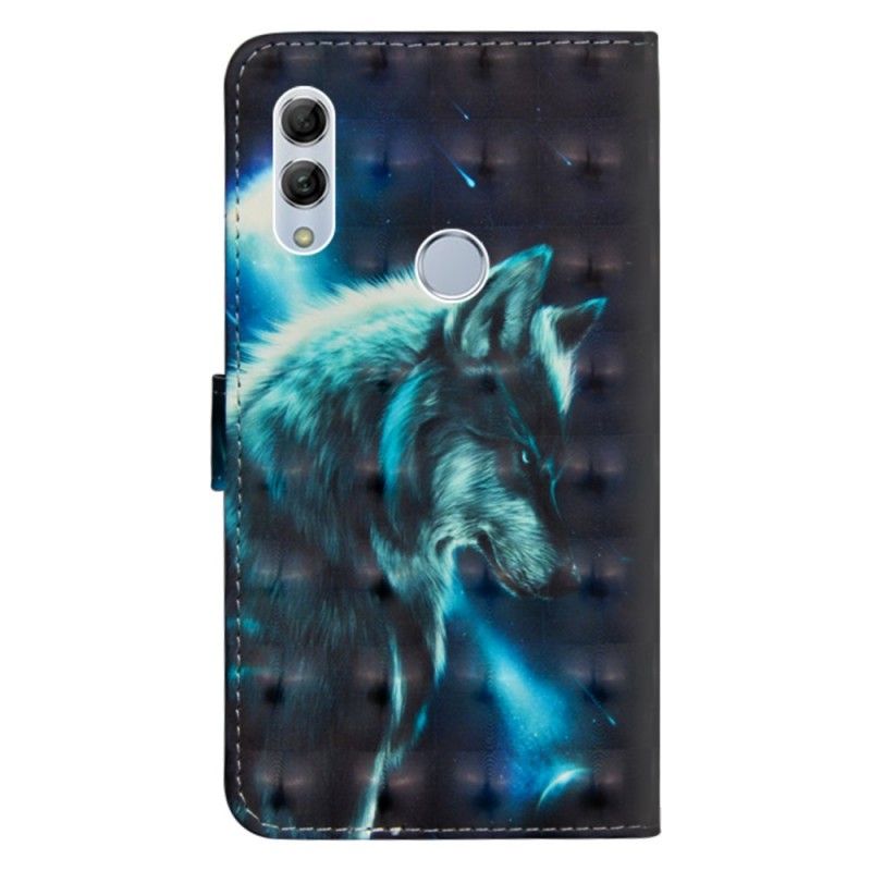 Lederhüllen Honor 10 Lite Majestätischer Wolf