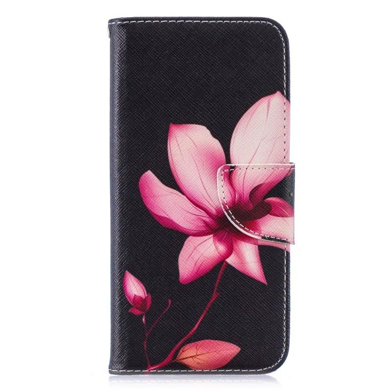 Lederhüllen Honor 10 Lite Rosa Blume