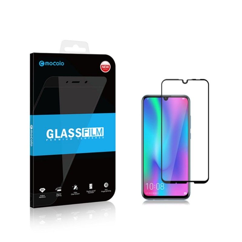 Schutz Vor Gehärtetem Glas Honor 10 Lite Schwarz Mocolo