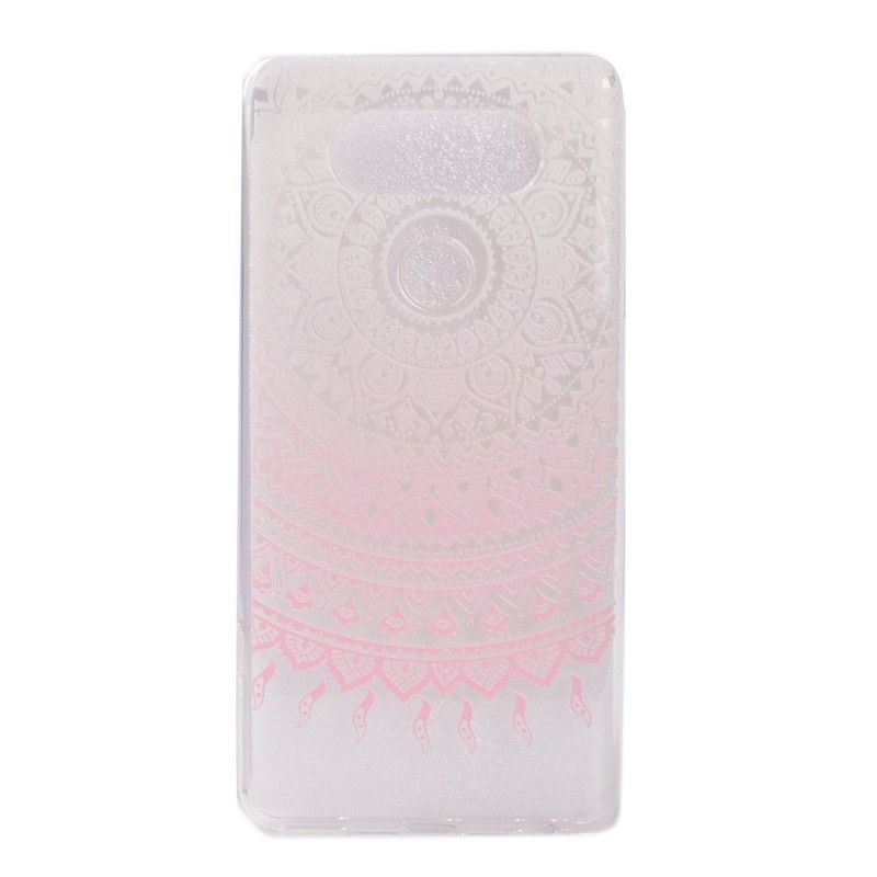 Hülle LG G6 Pink Handyhülle Transparentes Buntes Mandala