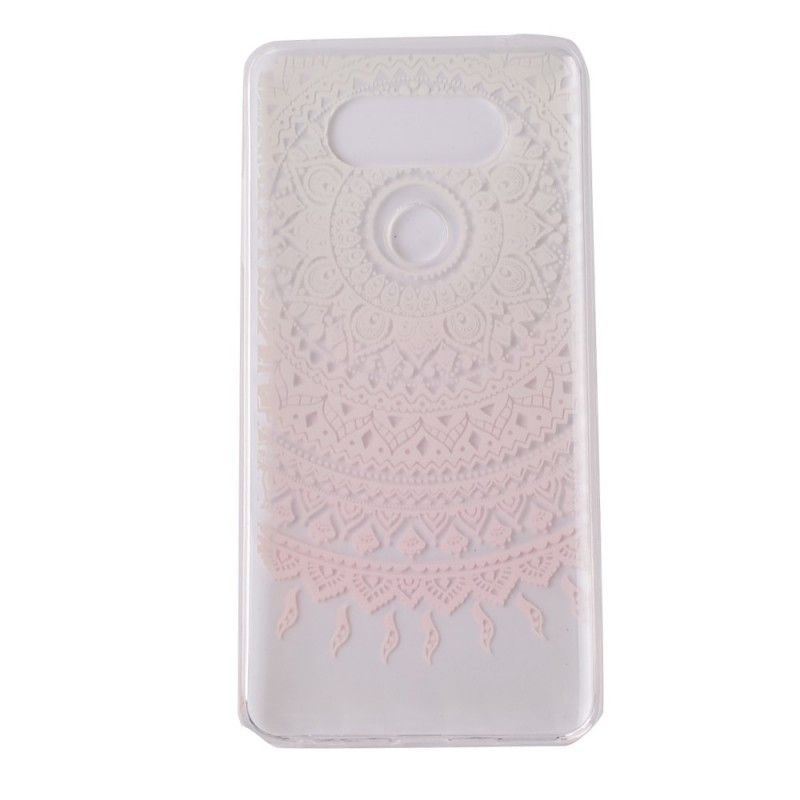 Hülle LG G6 Pink Handyhülle Transparentes Buntes Mandala