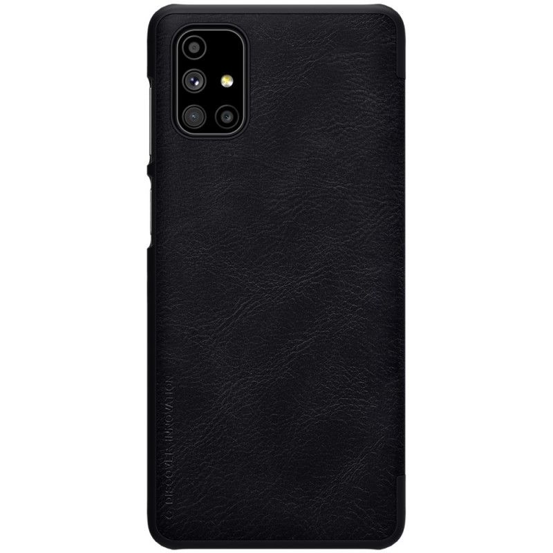 Flip Case Für Samsung Galaxy M51 Schwarz Nillkin-Qin-Serie