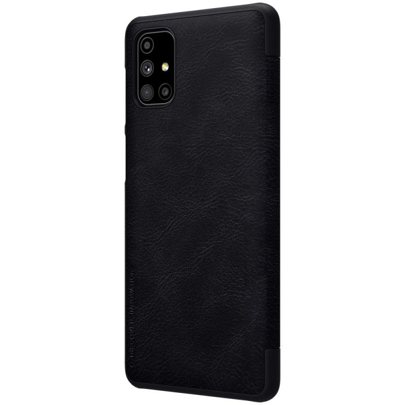 Flip Case Für Samsung Galaxy M51 Schwarz Nillkin-Qin-Serie