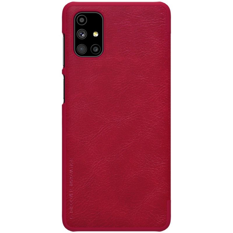 Flip Case Für Samsung Galaxy M51 Schwarz Nillkin-Qin-Serie