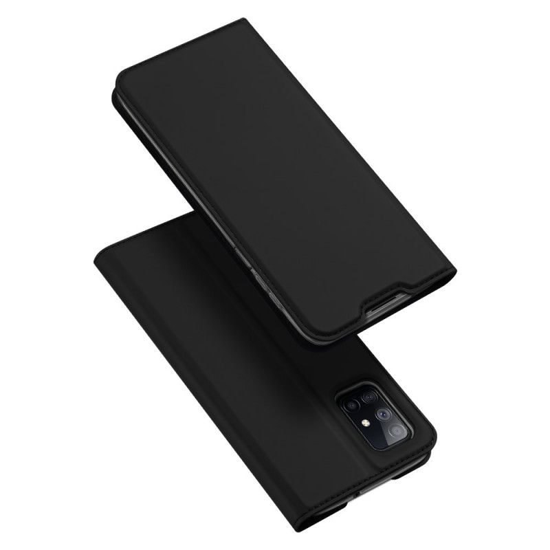 Flip Case Samsung Galaxy M51 Schwarz Pro-Dux-Ducis-Haut