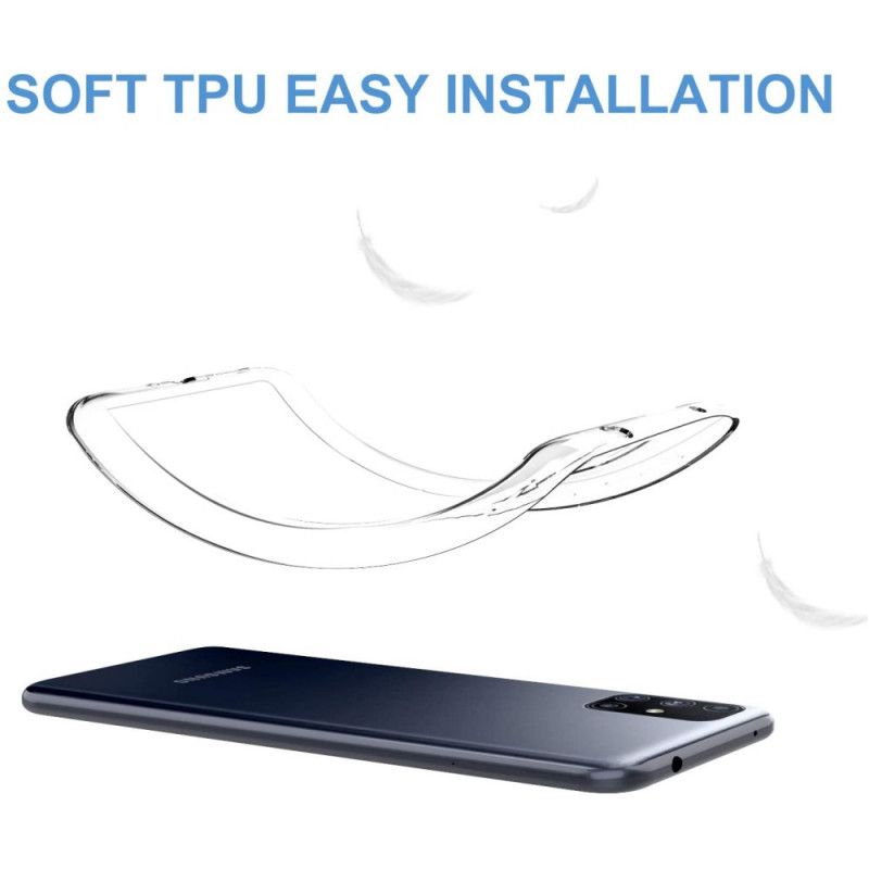 Hülle Für Samsung Galaxy M51 Gehärtetes Glas Mit Schale Und Sieb