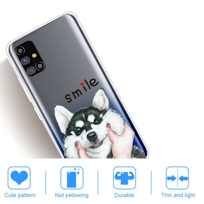 Hülle Für Samsung Galaxy M51 Lächeln Hund