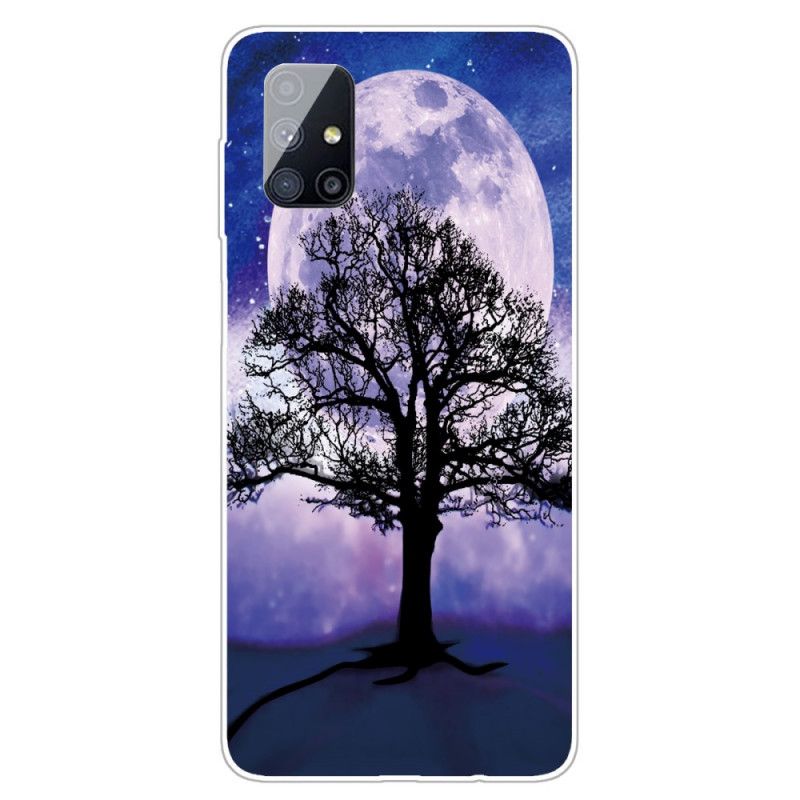 Hülle Samsung Galaxy M51 Baum Und Mond