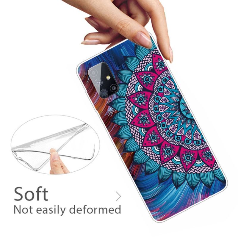 Hülle Samsung Galaxy M51 Buntes Mandala