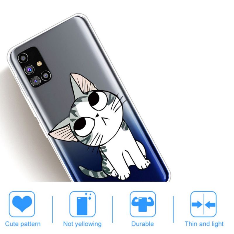 Hülle Samsung Galaxy M51 Charmante Katze