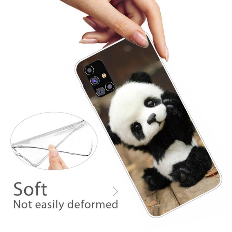 Hülle Samsung Galaxy M51 Flexibler Panda