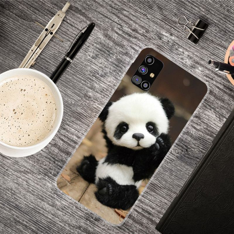 Hülle Samsung Galaxy M51 Flexibler Panda