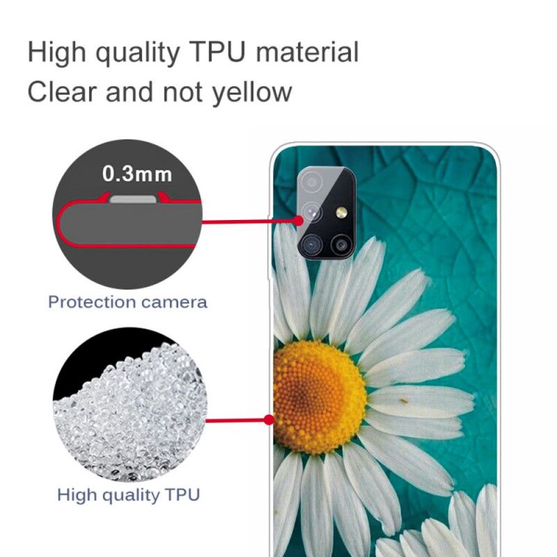 Hülle Samsung Galaxy M51 Handyhülle Gänseblümchen