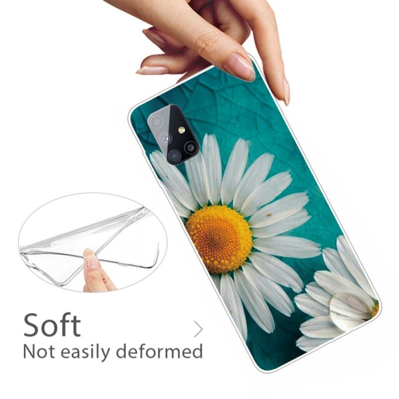 Hülle Samsung Galaxy M51 Handyhülle Gänseblümchen