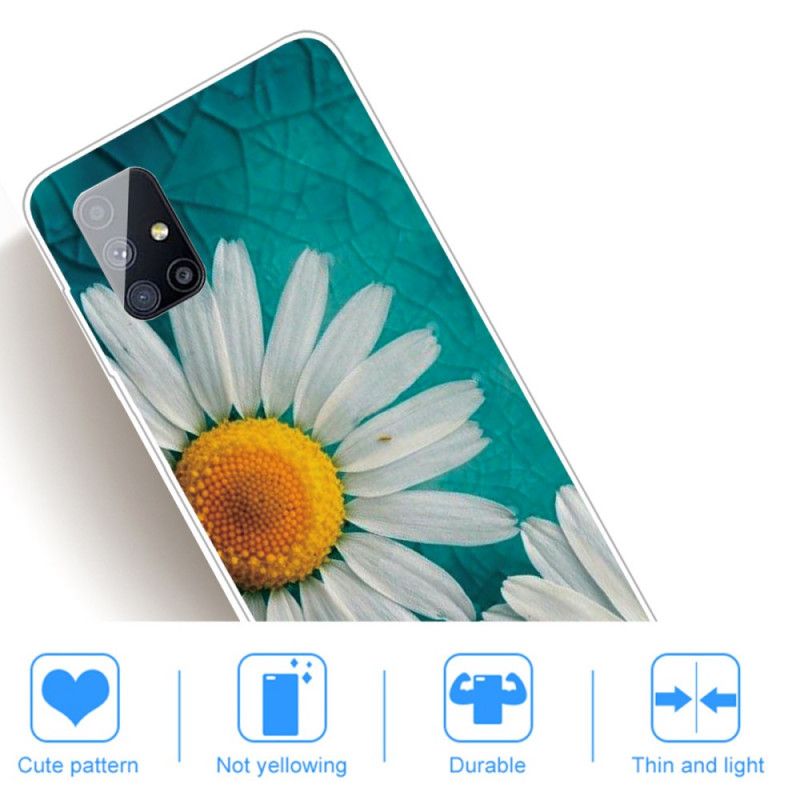Hülle Samsung Galaxy M51 Handyhülle Gänseblümchen
