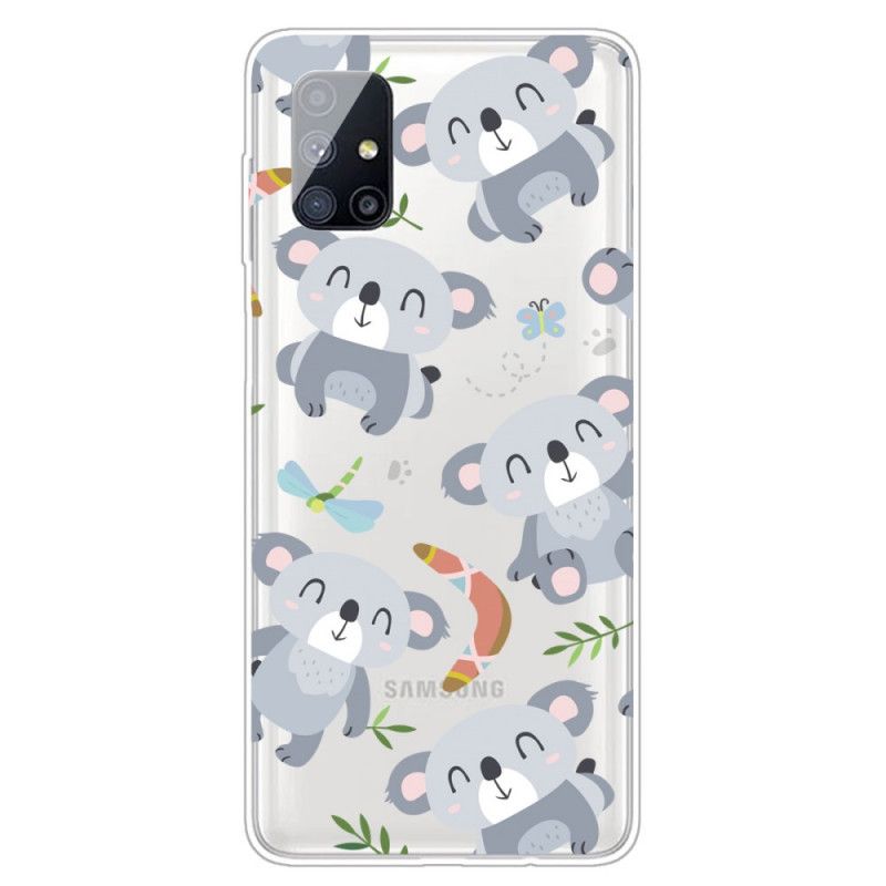 Hülle Samsung Galaxy M51 Handyhülle Süße Koalas