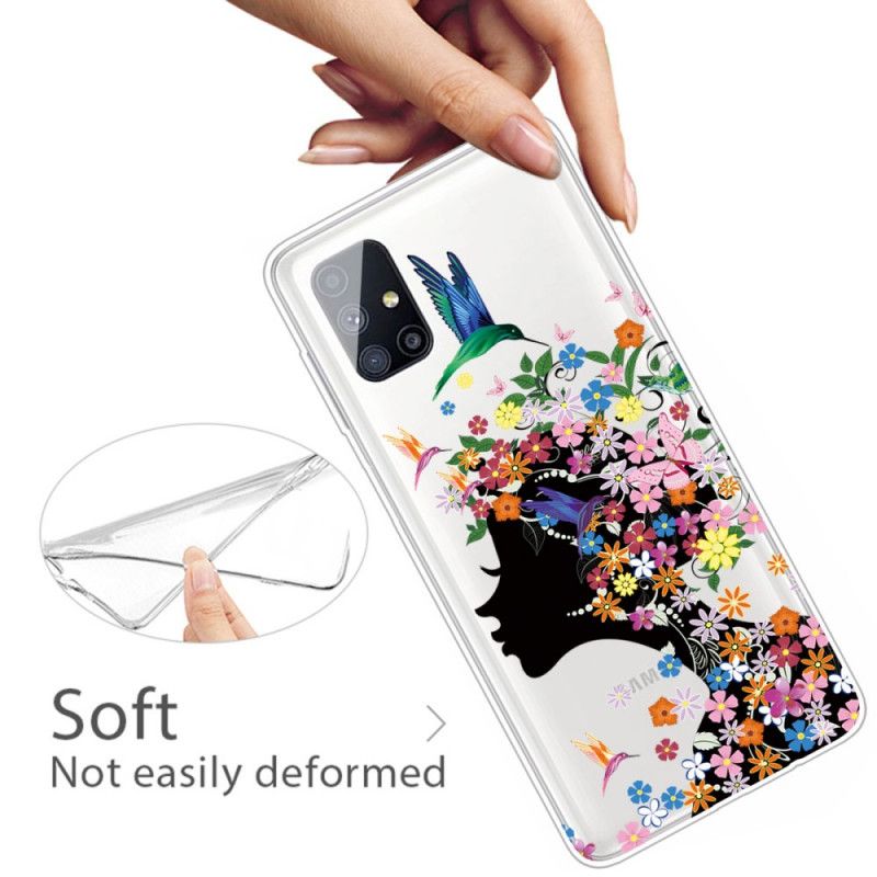 Hülle Samsung Galaxy M51 Hübscher Blütenkopf