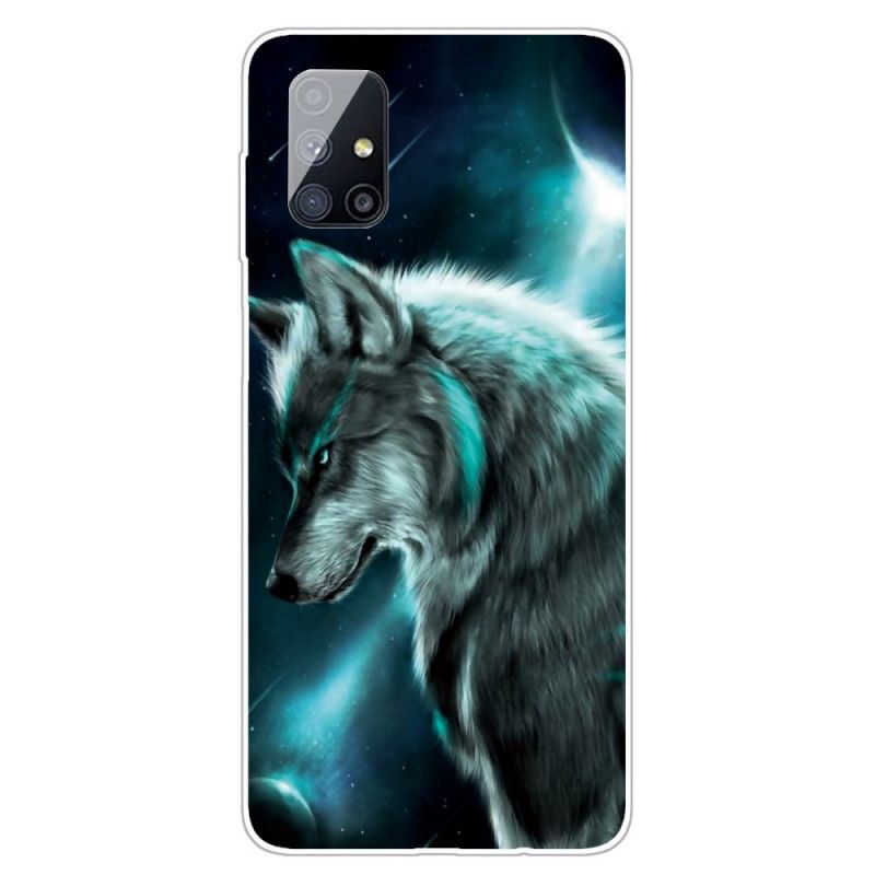 Hülle Samsung Galaxy M51 Königlicher Wolf