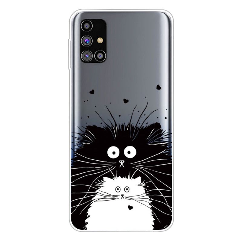Hülle Samsung Galaxy M51 Pass Auf Die Katzen Auf