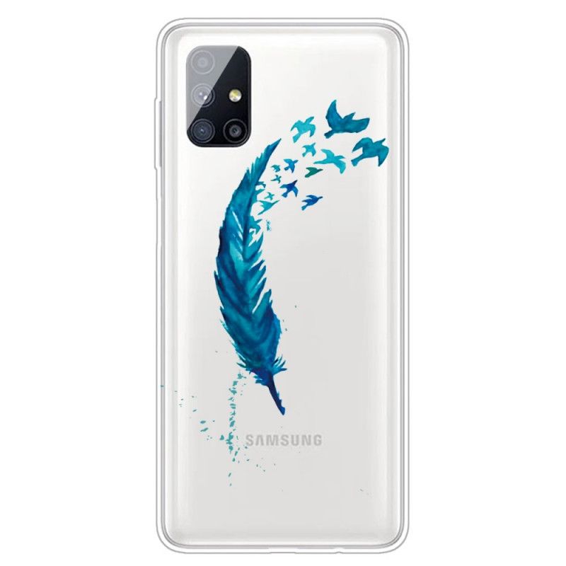 Hülle Samsung Galaxy M51 Schöne Feder