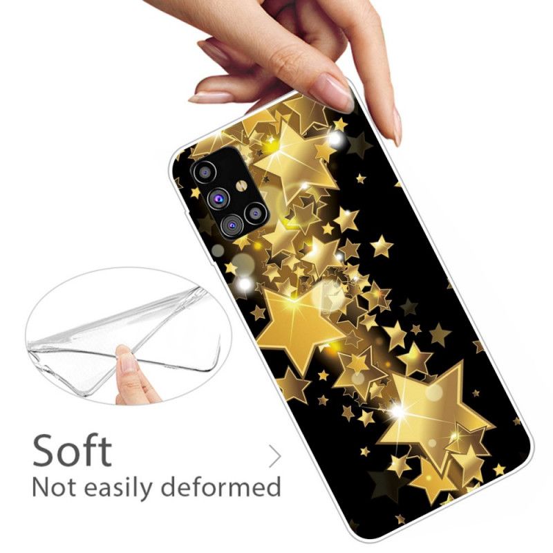 Hülle Samsung Galaxy M51 Sterne
