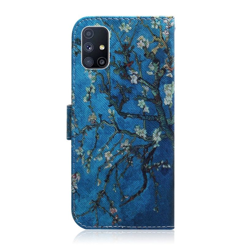 Lederhüllen Samsung Galaxy M51 Blühender Ast