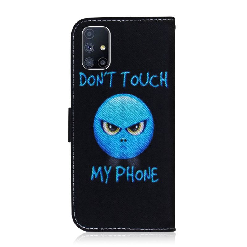 Lederhüllen Samsung Galaxy M51 Emoji-Telefon