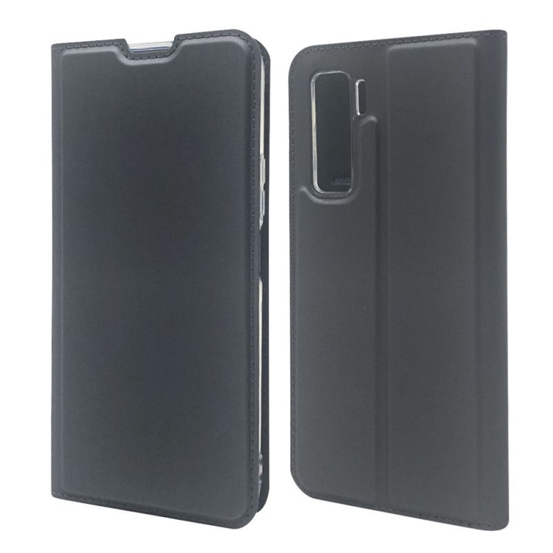 Flip Case Für Huawei P40 Lite 5G Schwarz Magnetverschluss