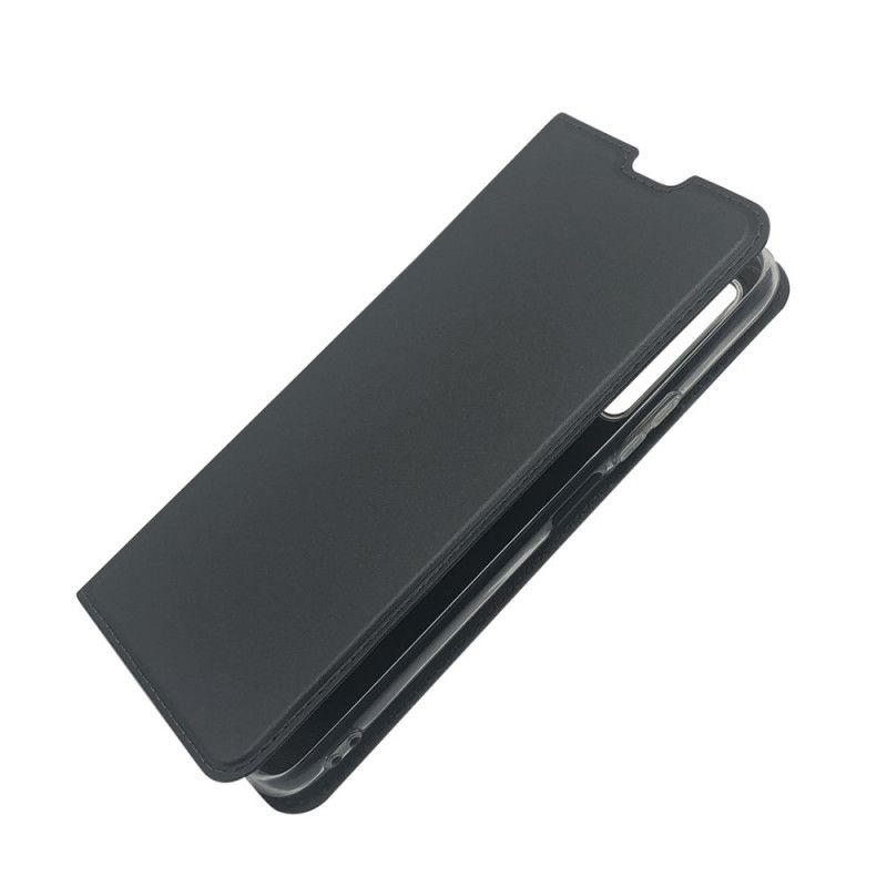 Flip Case Für Huawei P40 Lite 5G Schwarz Magnetverschluss
