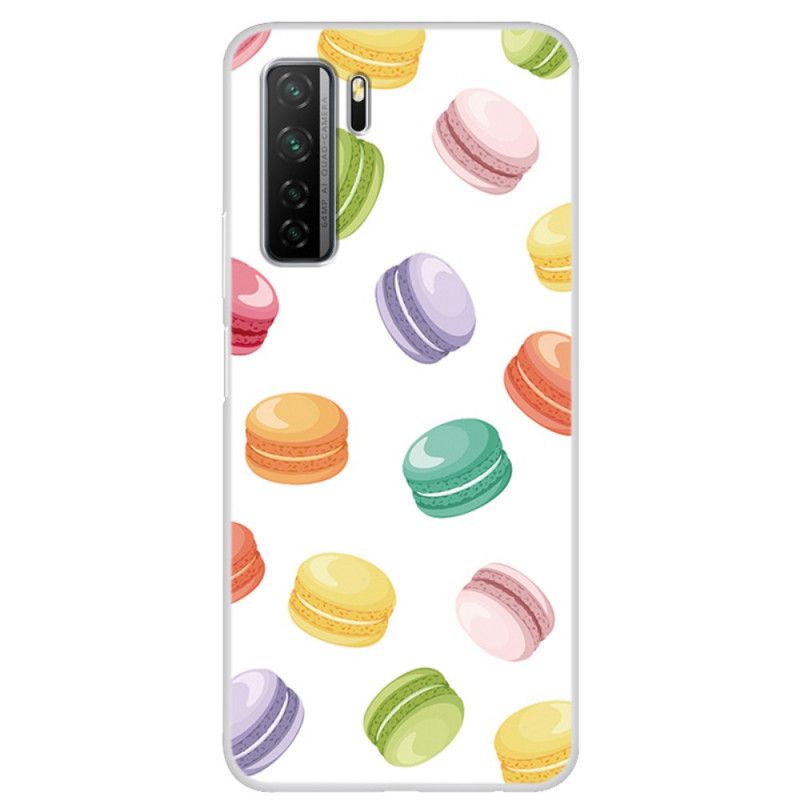 Hülle Huawei P40 Lite 5G Handyhülle Süße Makronen