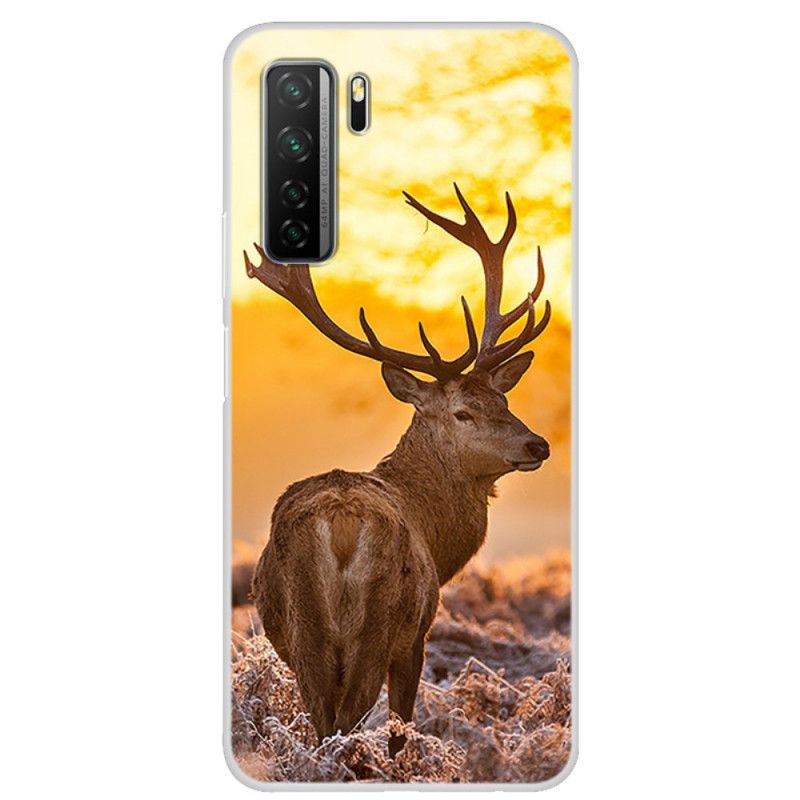 Hülle Huawei P40 Lite 5G Hirsch Und Landschaft