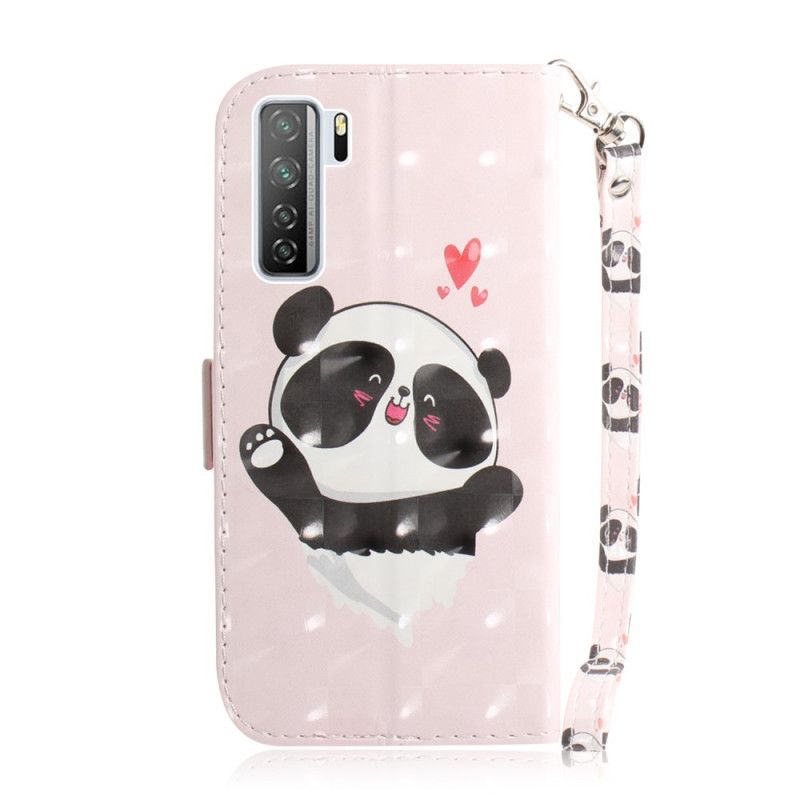 Lederhüllen Huawei P40 Lite 5G Handyhülle Panda Liebe Mit Tanga