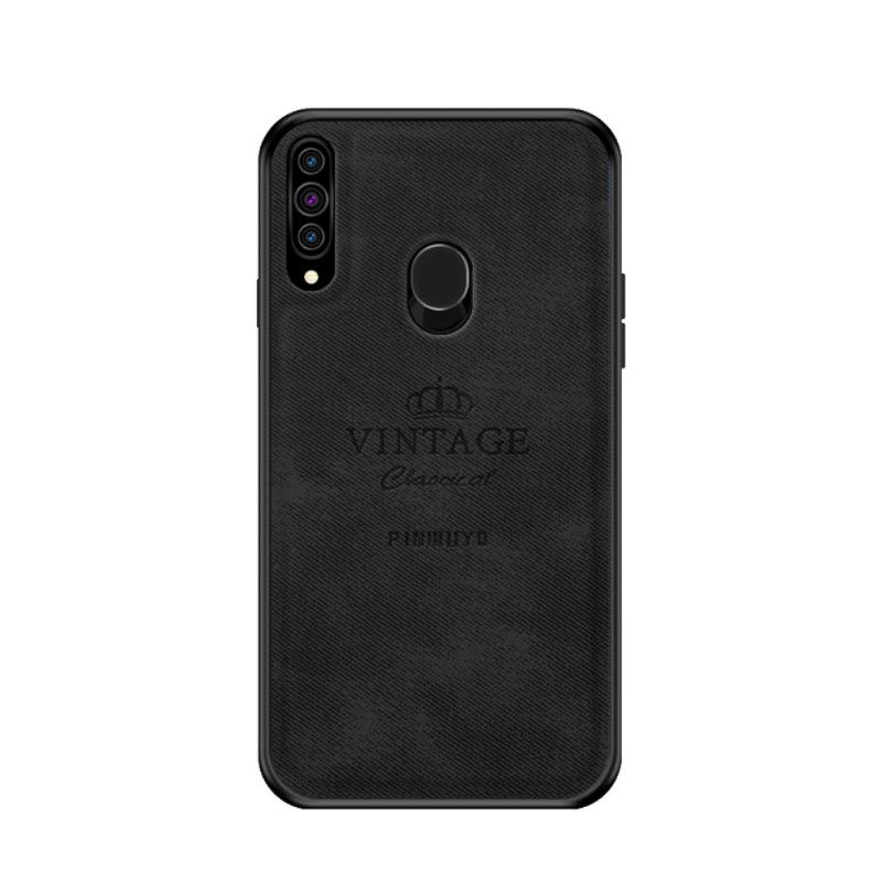 Hülle Samsung Galaxy A20S Schwarz Ehrenwerter Vintage Pinwuyo