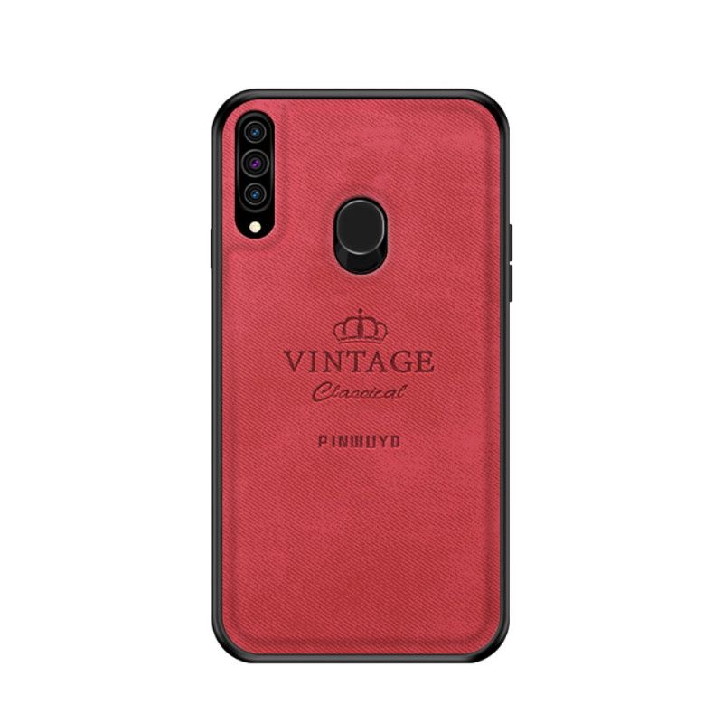 Hülle Samsung Galaxy A20S Schwarz Ehrenwerter Vintage Pinwuyo